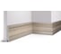 Плинтус Cosca Decor интерьерный багет, 95x14x2400 мм, Дуб белёный СПБ016625 2