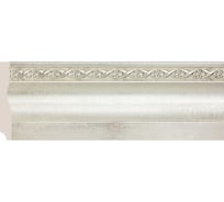 Плинтус Cosca Decor интерьерный багет, 95x14x2400 мм, Платина СПБ016624