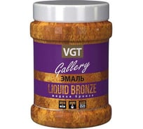 Универсальная эмаль VGT ВД-АК-1179 GALLERY LIQUID BRONZE, металлик, жидкая бронза, 0.23 кг 26826 11606605