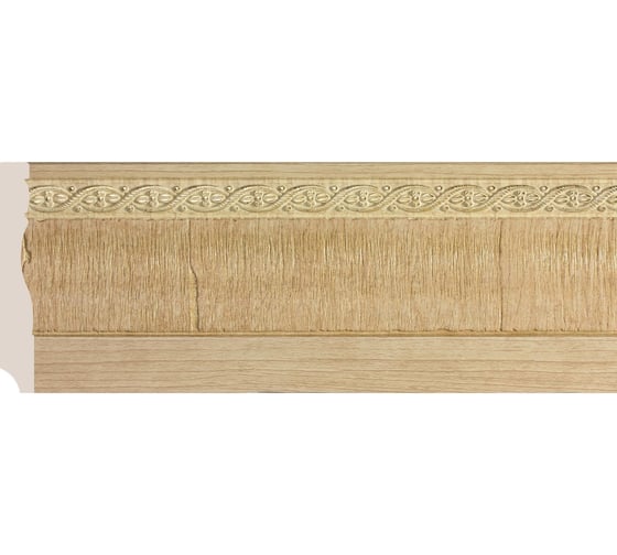 Плинтус Cosca Decor интерьерный багет, 95x14x2400 мм, Ясень золотистый СПБ016618 1