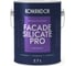 Фасадная краска KOMANDOR FACADE SILICATE PRO силикатная, база С, 2.7 л 271027 1