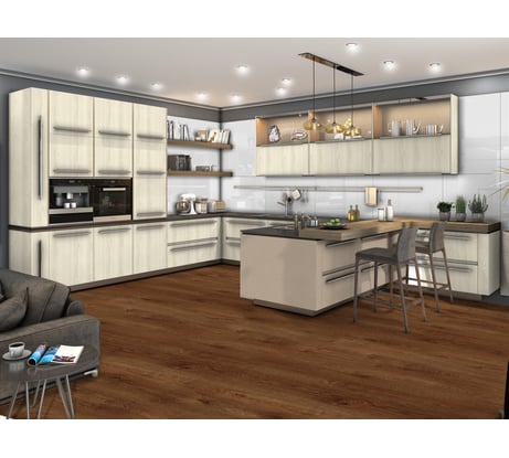 Ламинат AGT EFFECT ELEGANCE Россо Темно-коричневый, 33 класс, толщина 12 мм, фаска 4-х сторон, 1.108 кв. м PRK909 Россо