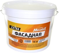 Водоэмульсионная краска Movatex EXTRA фасадная, 14 кг Т11936