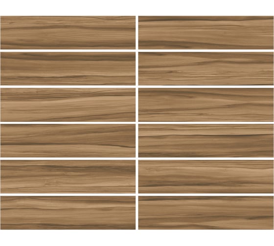Керамогранит матовый NewTrend Thai Wood Bronze 151x602 GP1560THW31