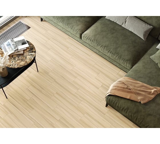 Керамогранит матовый NewTrend Thai Wood Beige 151x602 GP1560THW11