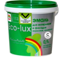 Универсальная эмаль Радуга Эко-Люкс ВД-АК 113 База С 0,9 л, под колеровку 141374