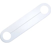 Обвод для труб Стандарт Знак 45x207 мм, полистирол 1 мм, внутренний диаметр отверстий 25 мм 00-00048989