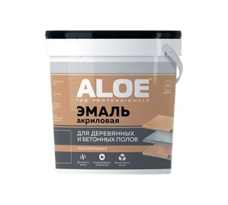 Эмаль для пола акриловая ALOE (дерево, бетон), бежевый 11023