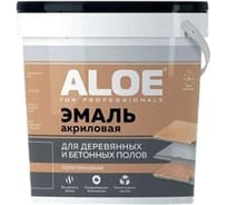 Эмаль для пола акриловая ALOE (дерево, бетон), красно-коричневый 11041