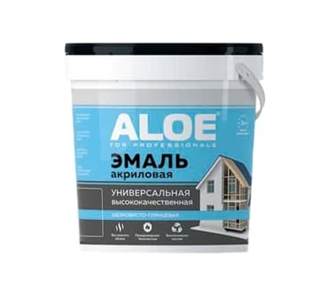 Акриловая универсальная эмаль ALOE коричневая 11159