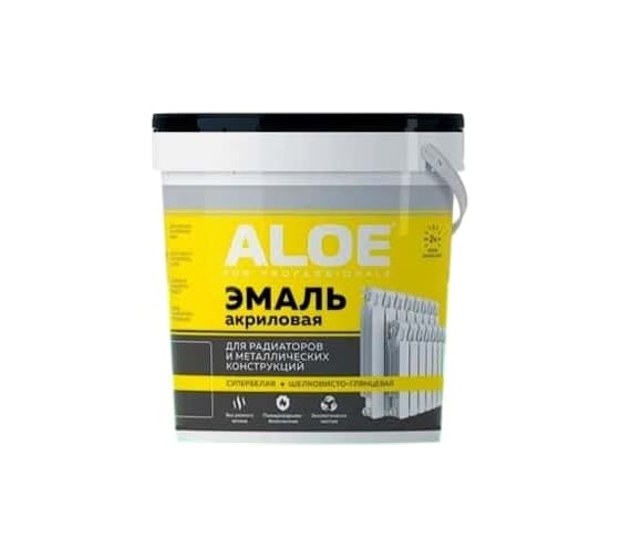 Эмаль акриловая для радиаторов и металлических конструкций ALOE 11184