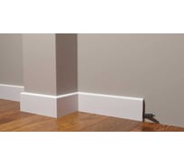 Напольный плинтус Decor-Dizayn ударопрочный влагостойкий под покраску 80Х13Х2000 мм DD706