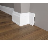 Напольный плинтус Decor-Dizayn ударопрочный влагостойкий под покраску 150Х22Х2000 мм DD702