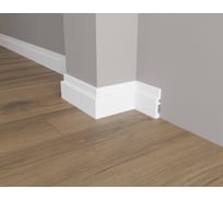 Напольный плинтус Decor-Dizayn ударопрочный влагостойкий под покраску 82Х13Х2000 мм DD703