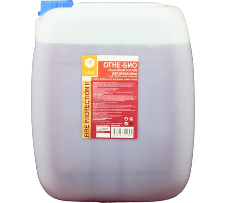 Огне-биозащитный состав для древесины APIS FIRE PROTECTION БАРЬЕР-Эконом, канистра 30 кг 4665296515247