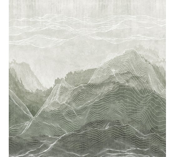 Фреска ООО Ортограф GRAPHIC MOUNTAINS 3,0x3,0 FX_34546