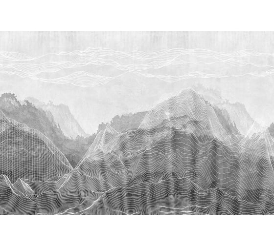 Фреска ООО Ортограф GREY MOUNTAINS 4,0x2,7 FX_34547