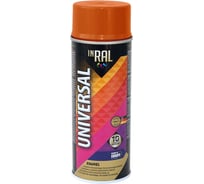 Аэрозольная эмаль InRal UNIVERSAL 13 оранжевая RAL2004, 400 мл 26-7-6-013