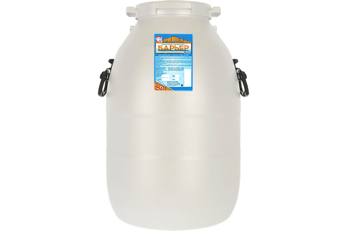 Биозащитный состав для древесины БАРЬЕР BIO охра, бидон 50 кг ...