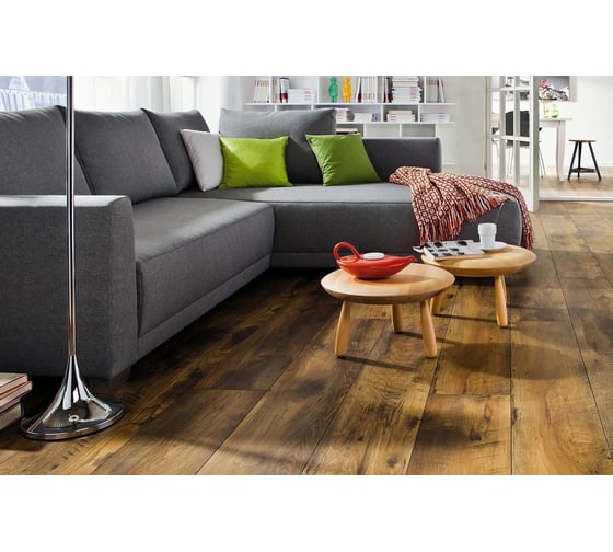 Ламинат HARO tritty 100 Gran Via 4V Коричневый, 32 класс, толщина 8 мм, 2.680 кв.м 526712