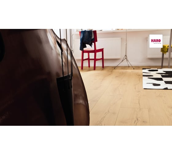 Ламинат HARO tritty 100 Gran Via 4V Светло-коричневый, 32 класс, толщина 8 мм, 2.680 кв.м 526709