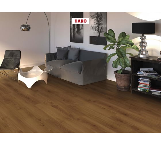 Ламинат HARO tritty 100 Коричневый, 32 класс, толщина 8 мм, 1.980 кв.м 541476