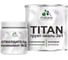 Эпоксидная грунт-эмаль MALARE 2К TITAN по металлу, двухкомпонентная износостойкая, RAL 9003 белый, глянцевая, 1кг+0,12кг отвердитель 4660504743030 ЭГЭМЕТ9003Г0100 1