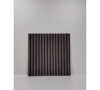 Акустическая панель Indeco 60x60x1,9см рейки МДФ черный/ясень дымчатый 00-00085862