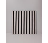 Акустическая панель Indeco 60x60x1,9см рейки МДФ черный/дуб кремовый 00-00085633