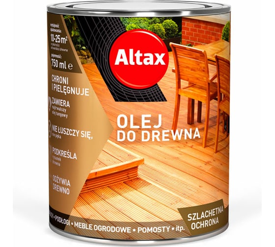 Масло ALTAX OLEJ каштан, 750 мл 50040-03-000075