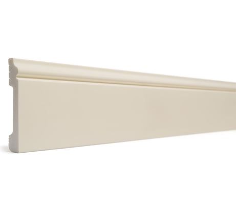 Напольный плинтус Decor-Dizayn ударопрочный, влагостойкий, бежевый, 79х13х2400 мм 005-74