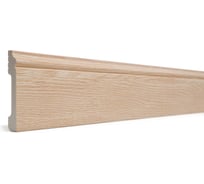Напольный плинтус Decor-Dizayn ударопрочный, влагостойкий, бук, 79х13х2400 мм 005-76SH