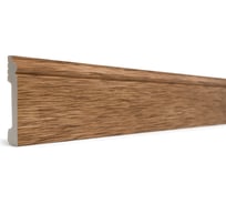 Напольный плинтус Decor-Dizayn ударопрочный, влагостойкий, вишня, 79х13х2400 мм 005-83SH