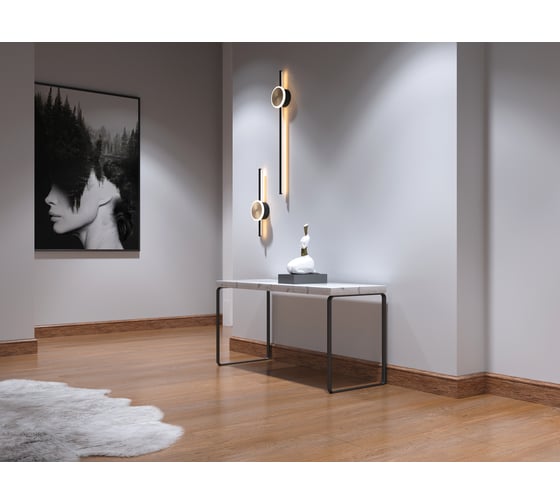 Напольный плинтус Decor-Dizayn ударопрочный, влагостойкий, вишня, 79х13х2400 мм 005-83SH