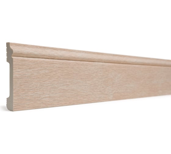 Напольный плинтус Decor-Dizayn ударопрочный, влагостойкий, груша, 79х13х2400 мм 005-78 1