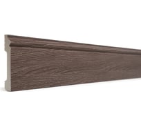 Напольный плинтус Decor-Dizayn ударопрочный, влагостойкий, дуб рустик, 79х13х2400 мм 005-81SH