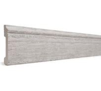 Напольный плинтус Decor-Dizayn ударопрочный, влагостойкий, дуб беленый, 79х13х2400 мм 005-89SH