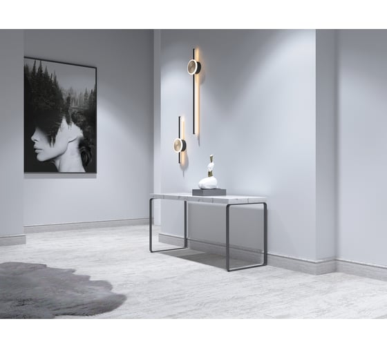 Напольный плинтус Decor-Dizayn ударопрочный, влагостойкий, дуб беленый, 79х13х2400 мм 005-89SH
