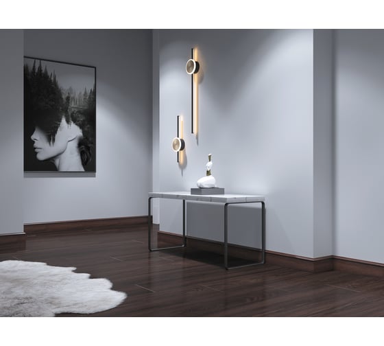 Напольный плинтус Decor-Dizayn ударопрочный, влагостойкий, дуб тобакко, 79х13х2400 мм 005-88SH
