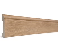 Напольный плинтус Decor-Dizayn ударопрочный, влагостойкий, орех, 79х13х2400 мм 005-90SH