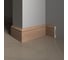 Напольный плинтус Decor-Dizayn ударопрочный, влагостойкий, орех, 79х13х2400 мм 005-90SH 3