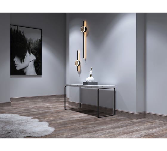 Напольный плинтус Decor-Dizayn ударопрочный, влагостойкий, серый, 79х13х2400 мм 005-80SH