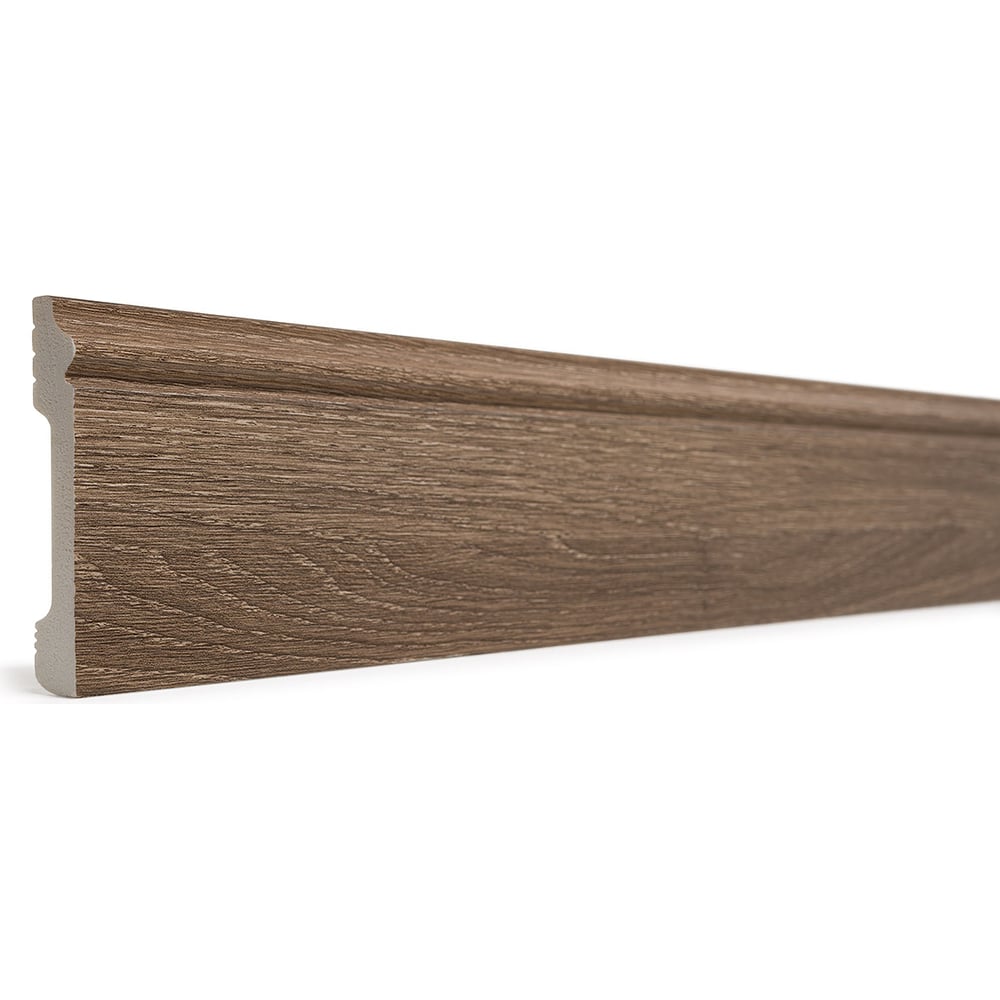 Напольный плинтус Decor-Dizayn ударопрочный, влагостойкий, ясень ...