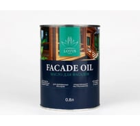 Масло для фасадов LotusArt колерованное Лиственница Lotus Select Façade Oil 0,8л LSFOLC180027