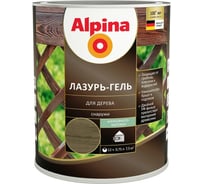 Лазурь-гель для дерева Alpina AP Черный, 0.75 л 948103850