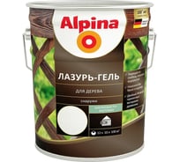 Лазурь-гель для дерева Alpina AP Белый, 10 л 948104032