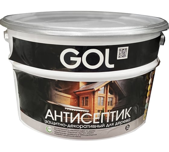 Антисептик Palizh GOL wood 9 л, бесцветный Wd.281-01 11606054