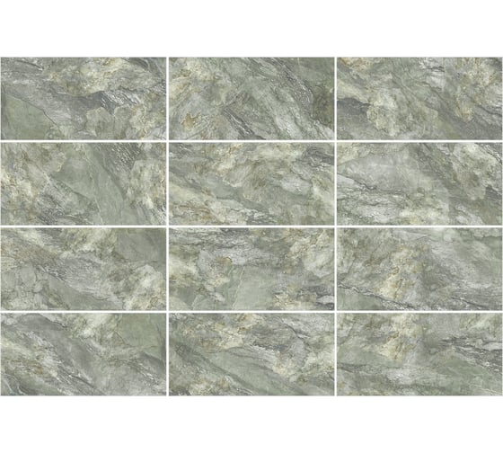 Керамогранит Delacora Slate Green матовый карвинг 300x600x9,5, 1,44 м2, зеленый D30003M