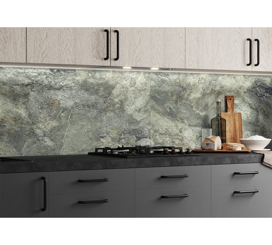 Керамогранит Delacora Slate Green матовый карвинг 300x600x9,5, 1,44 м2, зеленый D30003M