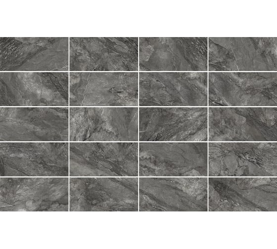 Керамогранит Delacora Slate Graphite матовый карвинг 300x600x9,5, 1,44 м2, графит D30005M